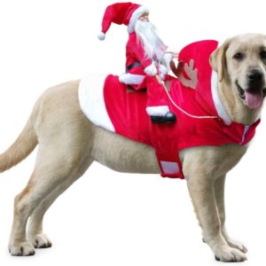 Santa Dog Costume-Christmas Pet Coat